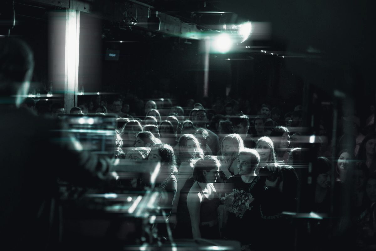 Over the DJ's shoulder to a packed Fortune crowd